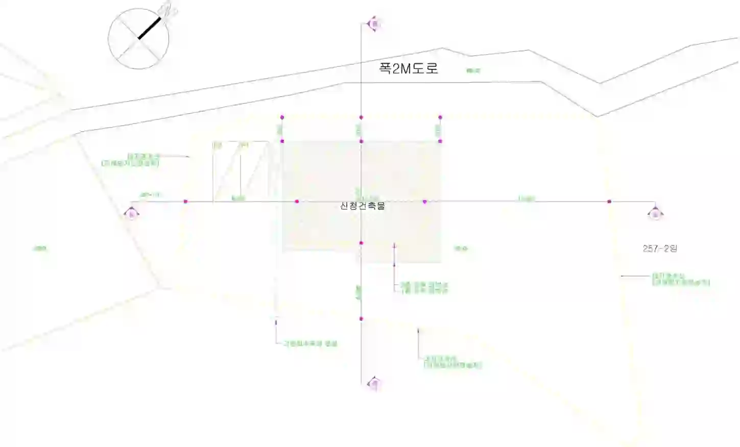 서암리 257 배치도 이미지